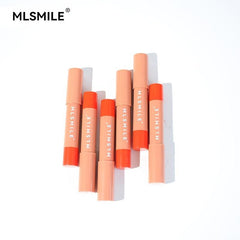 Matte Lipstick Set, 2 Pcs High Pigmented Lipstick Pencil