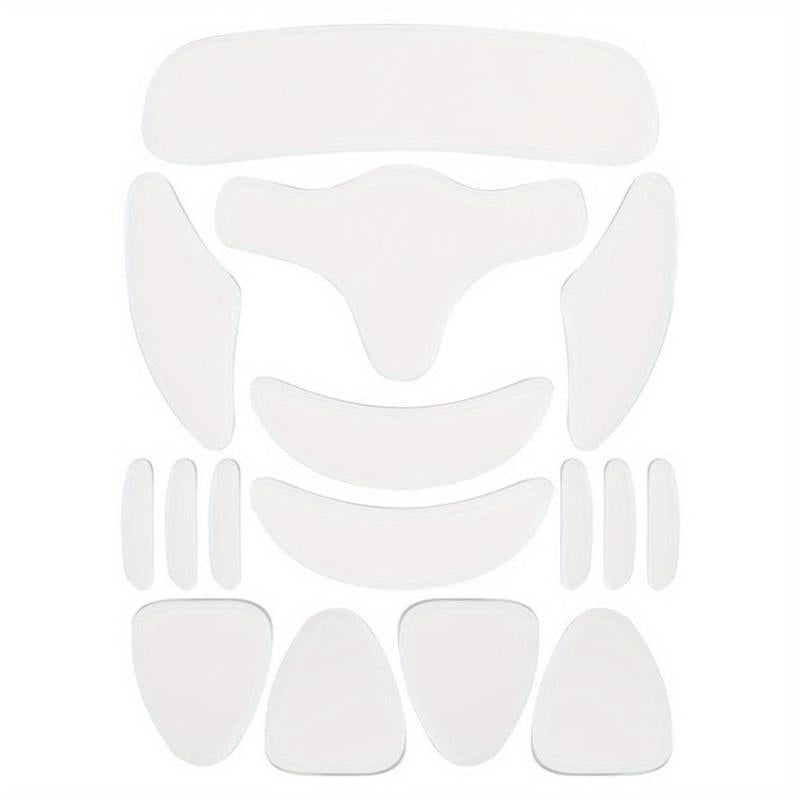 16 Pcs Face Wrinkle Patches Reusable Silicone Forehead Cheek Chin Sticker