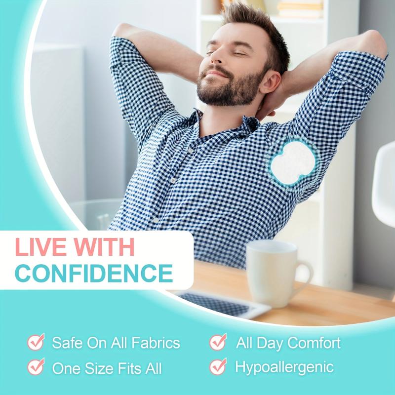 20pcs Underarm Sweat Pads Fight Hyperhidrosis For Men And Women