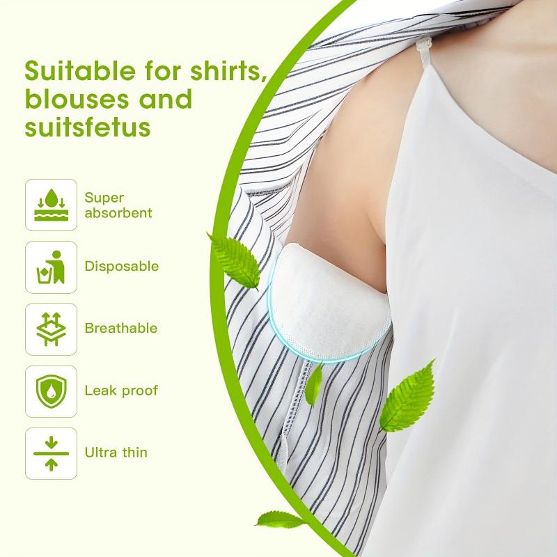 20pcs Underarm Sweat Pads Fight Hyperhidrosis For Men And Women