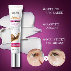 20g Snail Collagen Eye Cream Reduces Dark Circles Wrinkles Puffiness