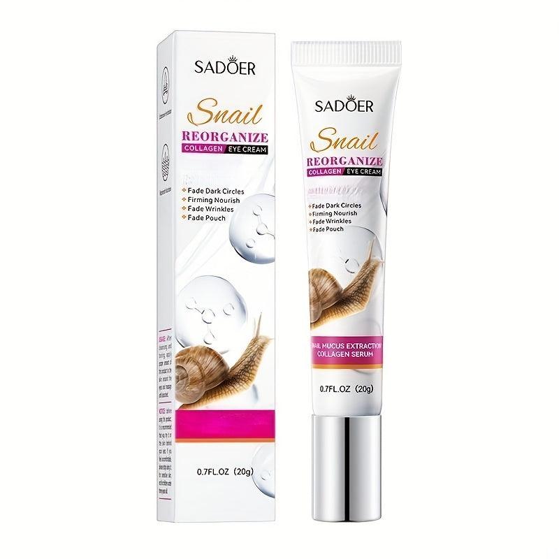 20g Snail Collagen Eye Cream Reduces Dark Circles Wrinkles Puffiness