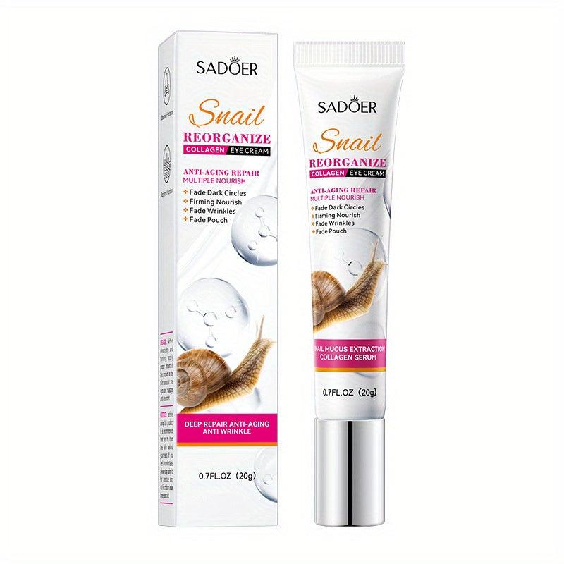 20g Snail Collagen Eye Cream Reduces Dark Circles Wrinkles Puffiness