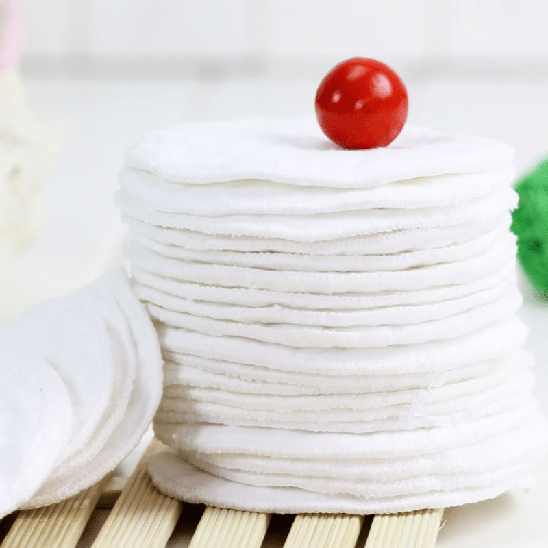 10pcs Reusable Bamboo Makeup Remover Pads Soft Face Skin Cleaner