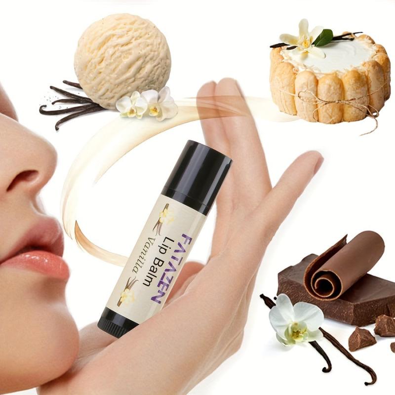 Organic Honey Lip Balm Vanilla Shea Butter Moisturize Exfoliate