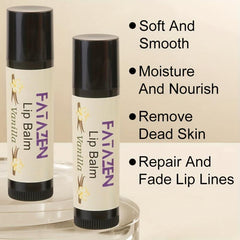 Organic Honey Lip Balm Vanilla Shea Butter Moisturize Exfoliate