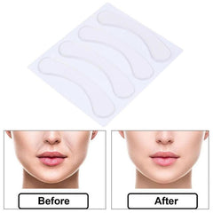 4pcs Lip Wrinkle Patches Lifting Firming Pads Silicone Clear Wrinkle Pads
