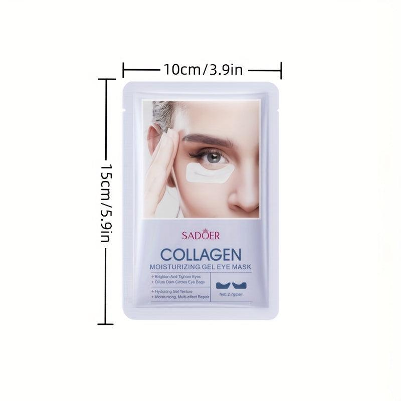 Collagen Eye Mask Hyaluronic Acid Gel Mask to Improve Dark Circles - Pack of 5