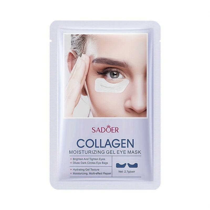 Collagen Eye Mask Hyaluronic Acid Gel Mask to Improve Dark Circles - Pack of 5