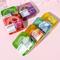 100g Aloe Rose Coconut Milk Loofah Soap Essential Soap