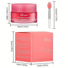 Berry Lip Sleep Mask Full Soft Lips Repair Dull Wrinkles 20g