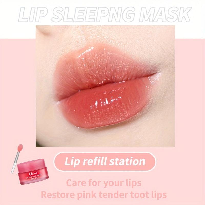 Berry Lip Sleep Mask Full Soft Lips Repair Dull Wrinkles 20g