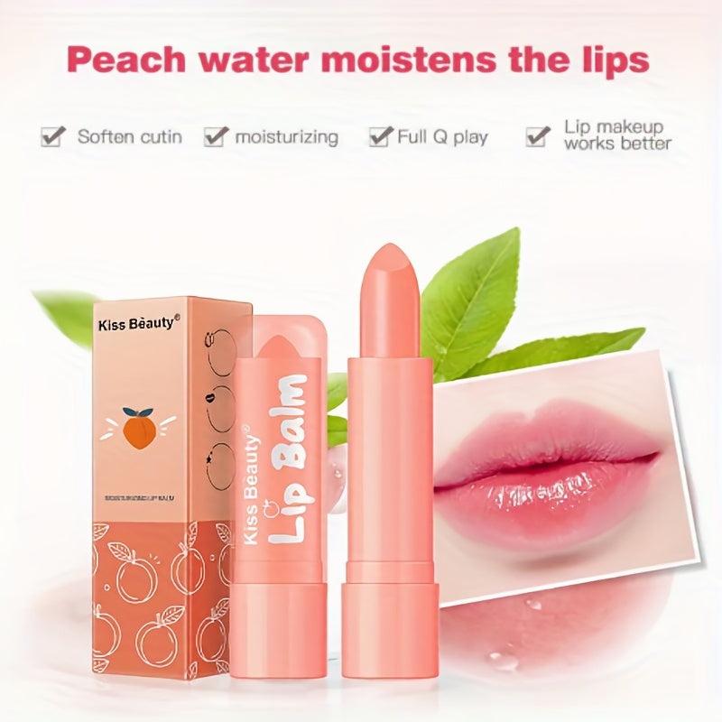 Peach Lip Balm Moisturizing Lip Care Lipstick