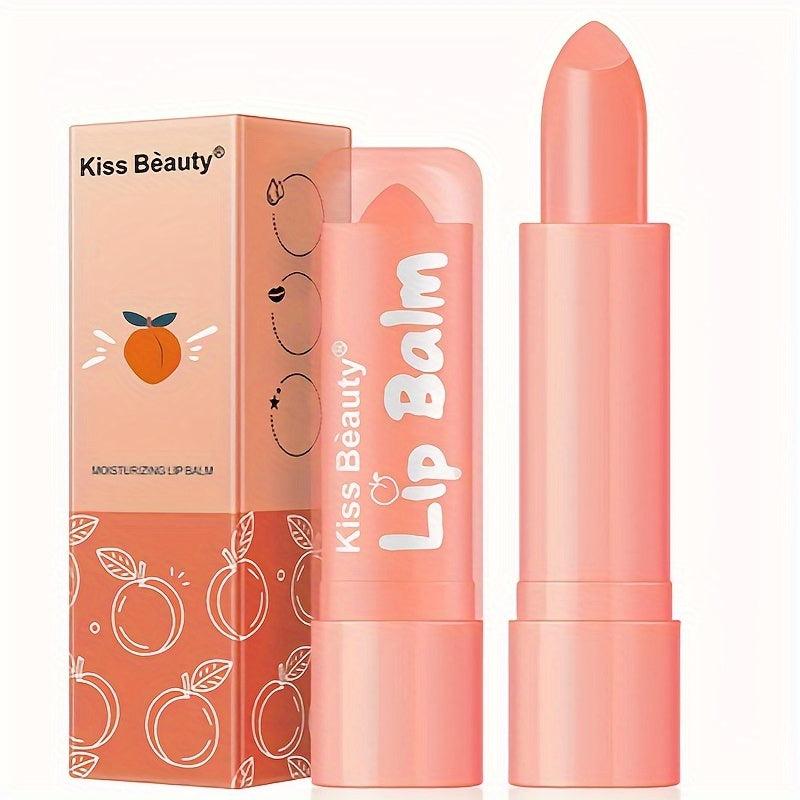 Peach Lip Balm Moisturizing Lip Care Lipstick