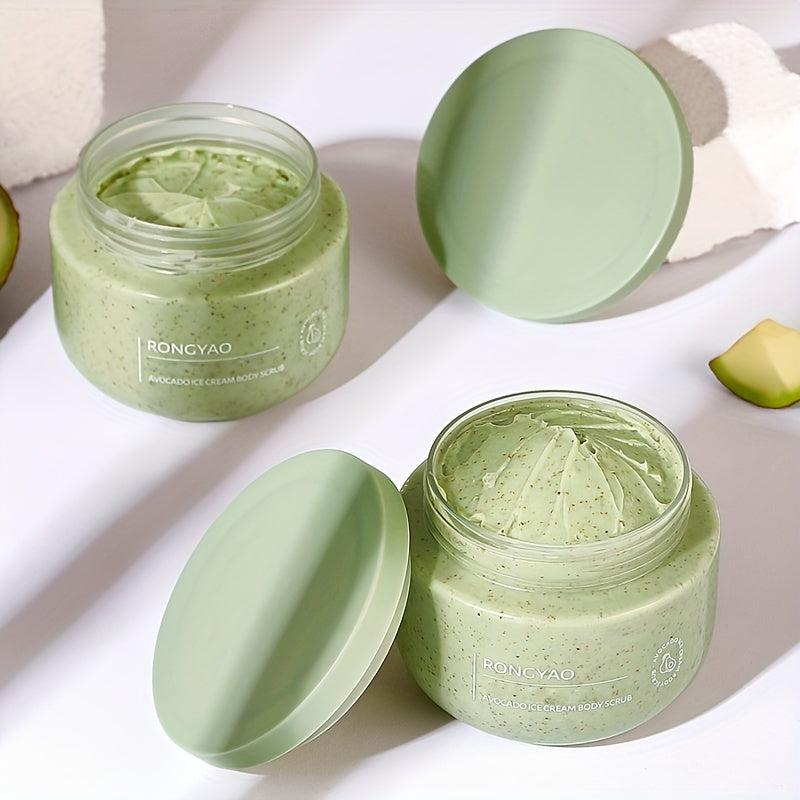 Organic Avocado Body Scrub Exfoliates Nourishes Skin