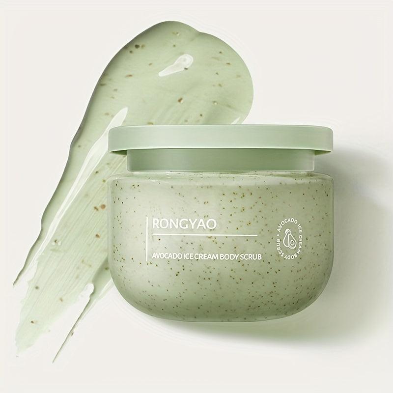 Organic Avocado Body Scrub Exfoliates Nourishes Skin
