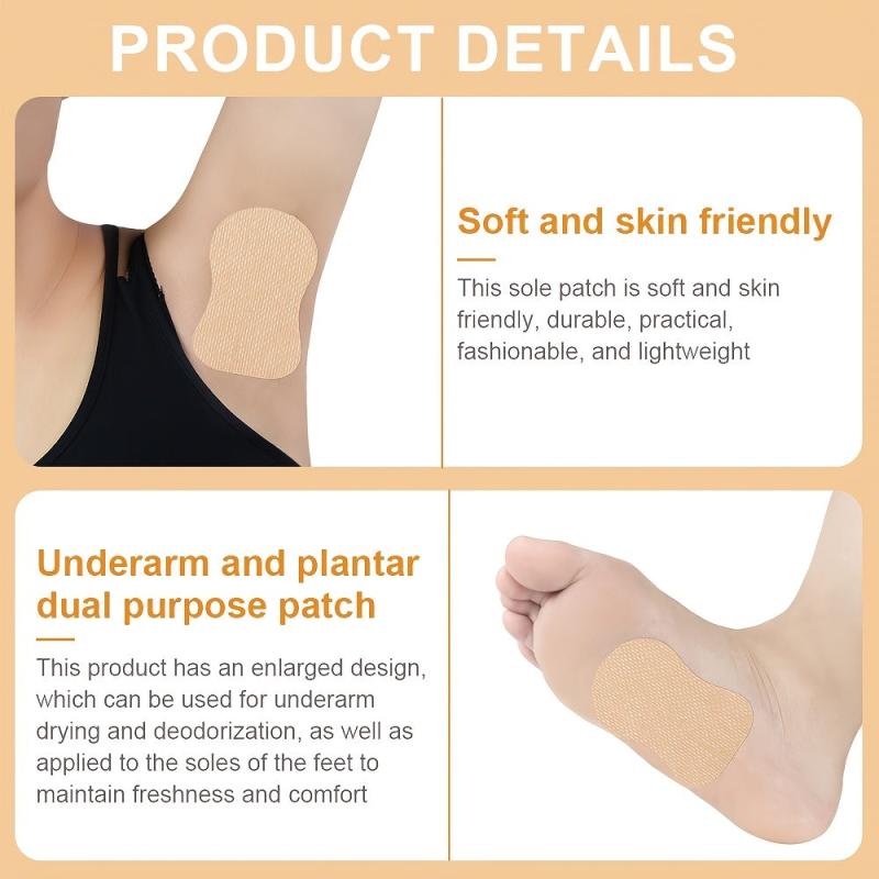 10pcs Armpit Sweat Absorbing Sticker Elastic Cotton Cloth Covering Sticker