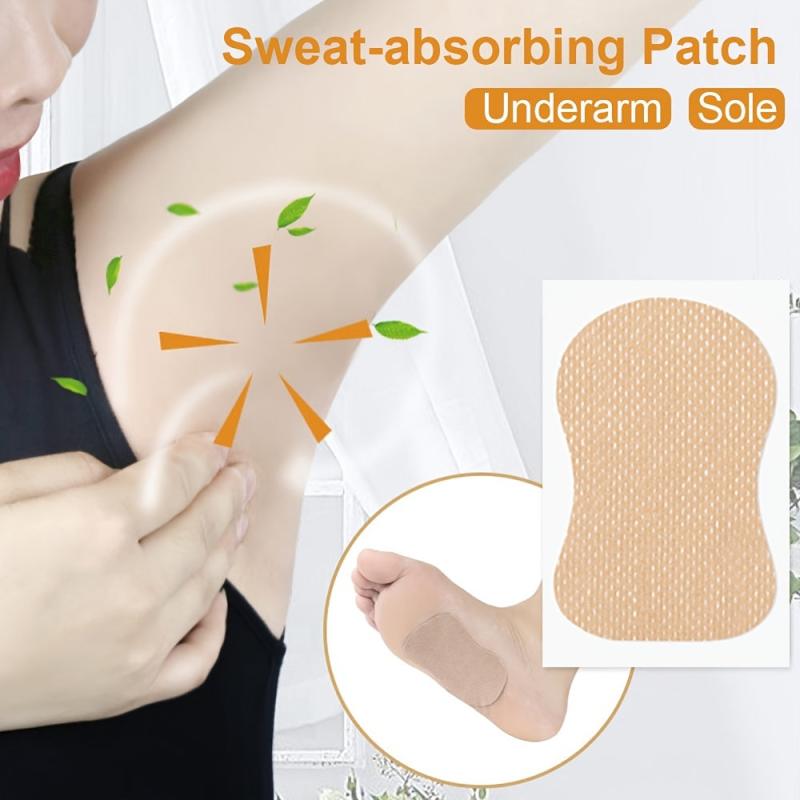 10pcs Armpit Sweat Absorbing Sticker Elastic Cotton Cloth Covering Sticker