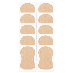 10pcs Armpit Sweat Absorbing Sticker Elastic Cotton Cloth Covering Sticker