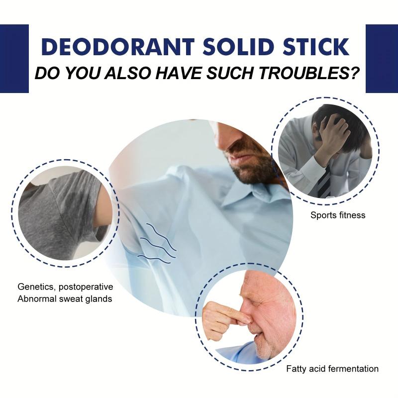 Men's Long Lasting Deodorant Stick Dry and Refreshing Fragrance