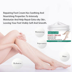 Foot Cream for Dry & Cracked Feet, Softens Legs