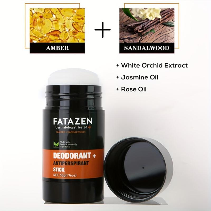 50g Amber Sandalwood Deodorant Cream Stick | Soothing & Moisturizing