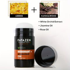50g Amber Sandalwood Deodorant Cream Stick | Soothing & Moisturizing