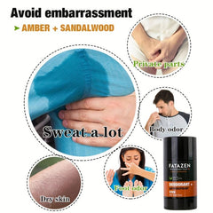 50g Amber Sandalwood Deodorant Cream Stick | Soothing & Moisturizing