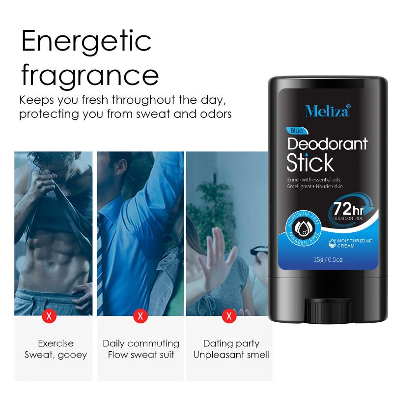 Natural Deodorant Stick Aluminum-Free Baking Soda Hypoallergenic