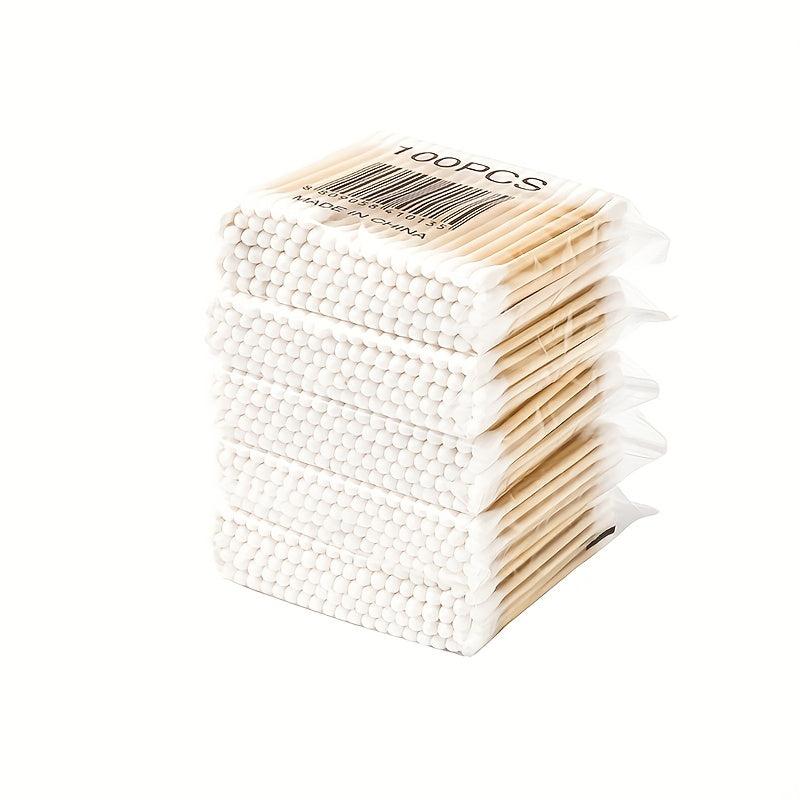 Disposable Double Head Cotton Swabs Round Tip Cotton Buds