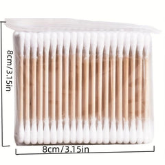 Disposable Double Head Cotton Swabs Round Tip Cotton Buds