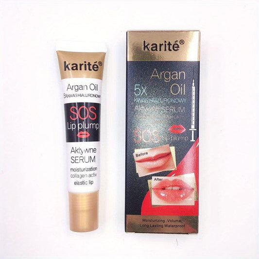 17ml Instant Lip Plumper Alcohol Serum Moisturizing Collagen Argan Lip Balm