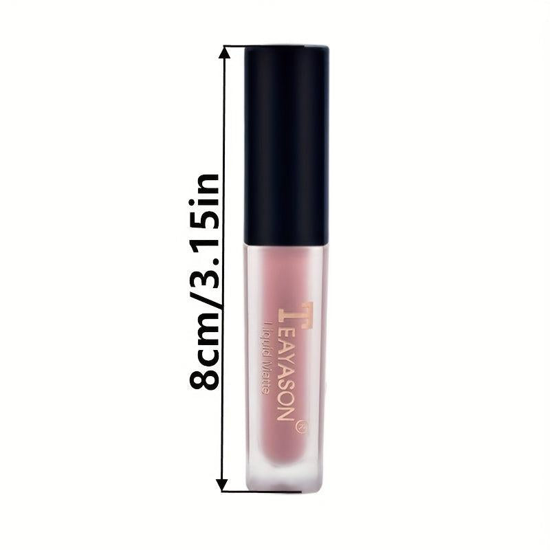 12 Nude Earth Matte Lipstick Lip Glaze Matte Moisturizing Lip Plumper
