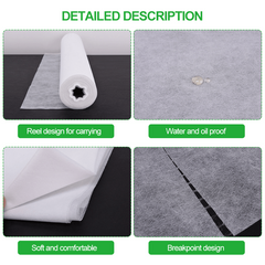 50 Pcs Non Woven Massage Table Cover for Spa Salon Tattoo Supply
