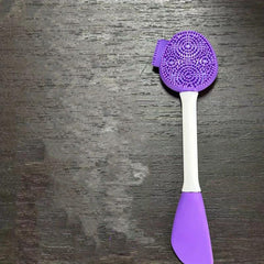 Portable Silicone Cleansing Massage Brush Gel Mask Facial Brush