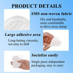 Underarm Sweat Pads 100 PCS Non Visible Dress Guards Shields For Men And Women
