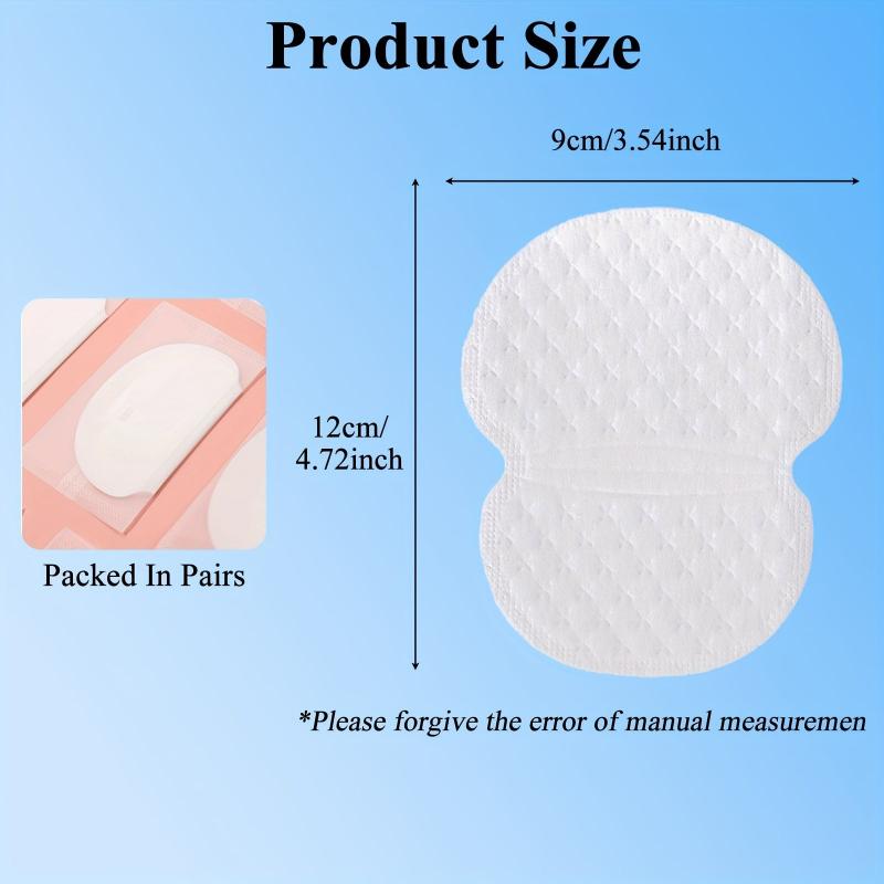 Underarm Sweat Pads 100 PCS Non Visible Dress Guards Shields For Men And Women