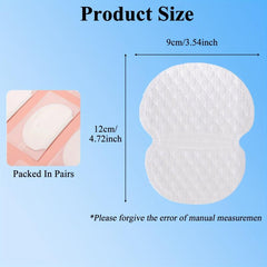 Underarm Sweat Pads 100 PCS Non Visible Dress Guards Shields For Men And Women