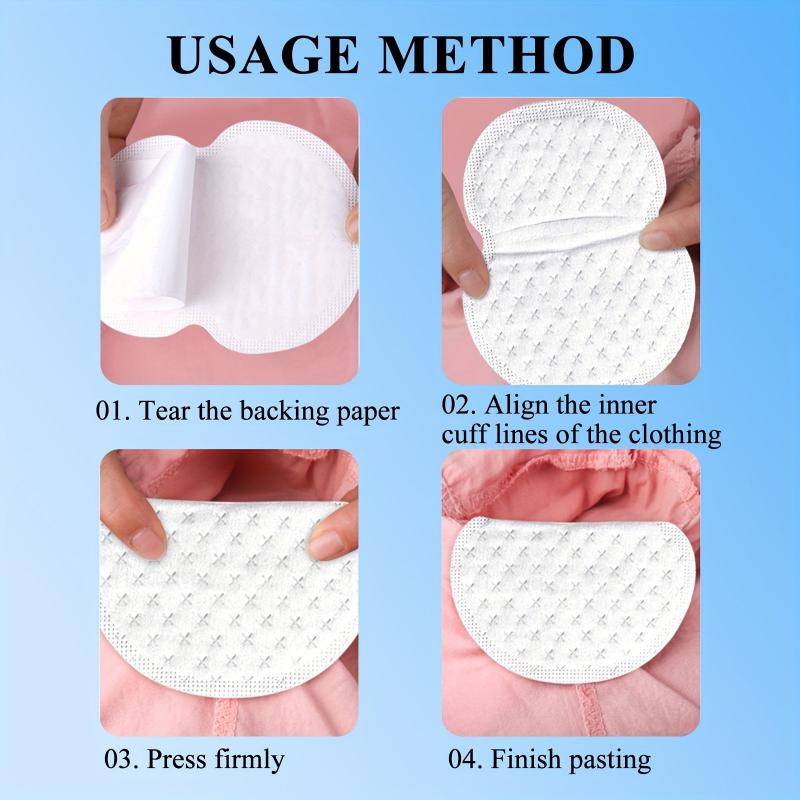 Underarm Sweat Pads 100 PCS Non Visible Dress Guards Shields For Men And Women