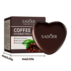 Hydrolyzed Collagen Coffee Lip Mask - Moisturize and Soften Lips
