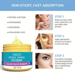 Under Eye Cream with Retinol for Dark Circles & Puffiness