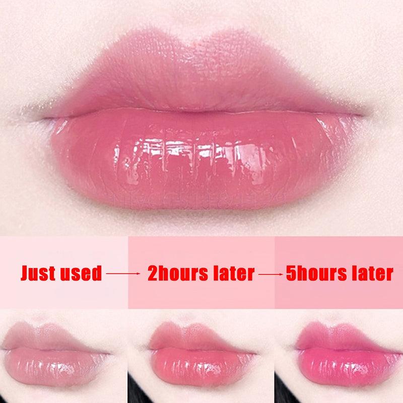 Peach Temperature Changing Lipstick with Vitamin E Moisturizing Waterproof