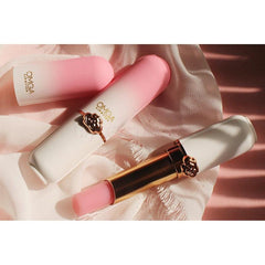 Peach Temperature Changing Lipstick with Vitamin E Moisturizing Waterproof
