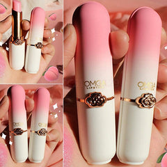 Peach Temperature Changing Lipstick with Vitamin E Moisturizing Waterproof