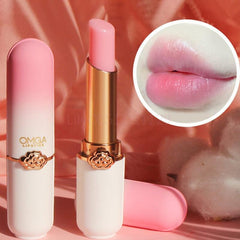 Peach Temperature Changing Lipstick with Vitamin E Moisturizing Waterproof