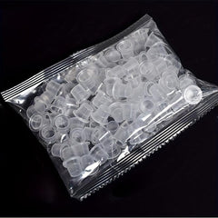 100 pcs Tattoo Ink Cups Disposable Plastic Small Medium Large Sizes