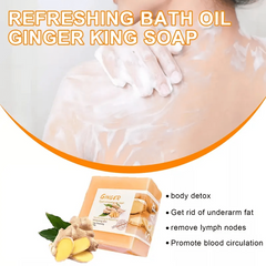Organic Ginger & Turmeric Soap for Skin Detox & Nourishment