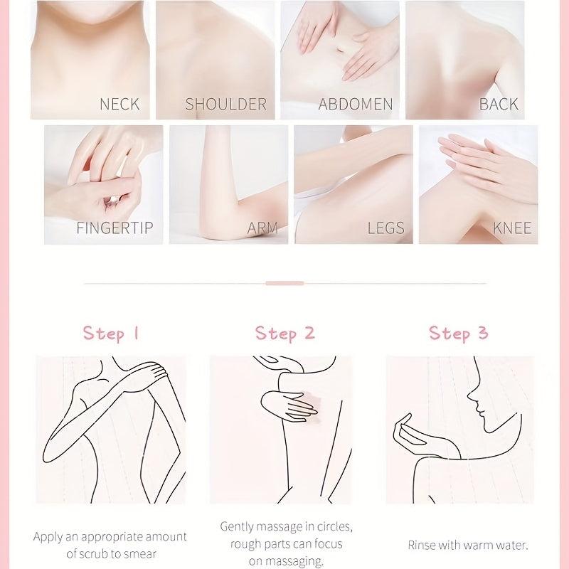 Peach Exfoliating Body Scrub - Natural Smooth & Tight Skin