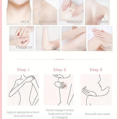 Peach Exfoliating Body Scrub - Natural Smooth & Tight Skin