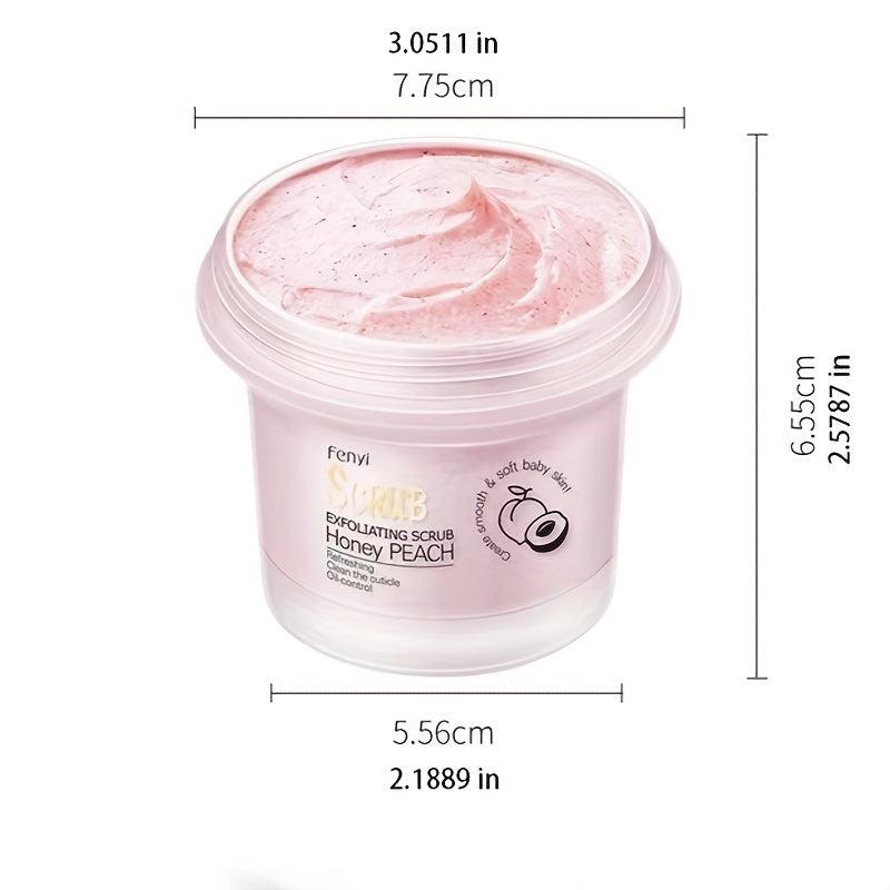 Peach Exfoliating Body Scrub - Natural Smooth & Tight Skin